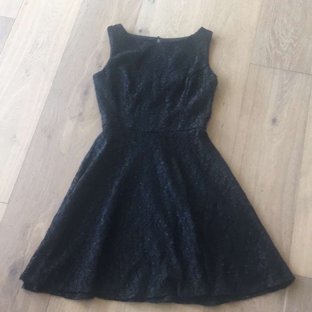 Black lace dress